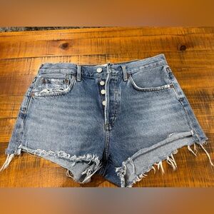 Women's Blue Denim Shorts